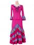 Flamenco Blouse & Skirt / Roses & Dots / Model Carla & Tecla / G2348pibl