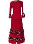 Flamenco Blouse & Skirt / Roses & Dots / Model Carla & Tecla / G2348rb