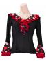 Flamenco Blouse & Skirt / Roses & Dots / Model Carla & Tecla / G2348bb