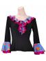 Flamenco Blouse & Skirt / Roses & Dots / Model Carla & Tecla / G2348bbl