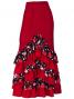 Flamenco Blouse & Skirt / Roses & Dots / Model Carla & Tecla / G2348rb