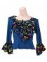 Flamenco Blouse & Skirt / Dots / Model Renata & Pilia / G2351blb