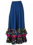 Flamenco Blouse & Skirt / Dots / Model Renata & Pilia / G2351blb