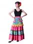 Flamenco Apron with Paisley / Green / Model Ysabel / G2381gr