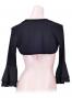 Flamenco Bolero with Koshibo ruffle / G2382bk