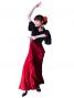 Flamenco Skirt with Single Frill/ Red / G2409rd