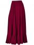 Flamenco Skirt with Single Frill/ Wine / G2409wi