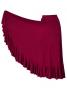 Flamenco Skirt with Single Frill/ Wine / G2409wi