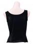 Flamenco Sleeveless Blouse with Velvet / Black / G2434bkb