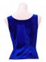 Flamenco Sleeveless Blouse with Velvet / Royal Blue / G2434rblb