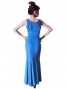 Flamenco Semi - Mermaid with High Waist Skirt/ Light Blue / G2442lbl