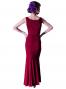 Flamenco Semi - Mermaid with High Waist Skirt/ Wine / G2442wi