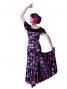 Flamenco Blouse & Skirt / Rose / G2449pubk