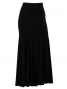 Mermaid Cut  Flamenco Skirt / Black / G409