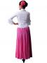 Flamenco Wrap Blouse with Flounces / White / G2480wh