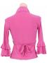Flamenco Wrap Blouse with Flounces / Pink / G2480pi