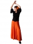 Flamenco Stand Collar Blouse with Flounces and Ruffles/ Black / G843b