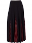 Flamenco Skirt with Black and Red Polka Dots/ Black & Red / G887r