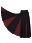 Flamenco Skirt with Black and Red Polka Dots/ Black & Red / G887r