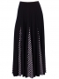 Flamenco Skirt with Black and White Polka Dots/ Black & White / G887w