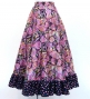 Flamenco Blouse & Skirt / Butterfly Paisley / Purple / JFBS-14