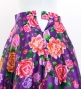 Flamenco Blouse & Skirt / Roses / Purple / JFBS-15