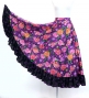 Flamenco Blouse & Skirt / Roses / Purple / JFBS-15