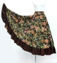 Flamenco Blouse & Skirt / Paisley / Khaki & Brown / JFBS-16