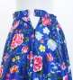 Flamenco Blouse & Skirt / Floral / Blue / JFBS-18