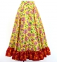 Flamenco Blouse & Skirt / Rose Paisley / Yellow & Orange / JFBS-20
