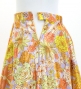 Flamenco Blouse & Skirt / Modern Fowers / Blue & Orange / JFBS-21