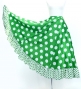 Flamenco Blouse & Skirt / Polka Dots / Green & White / JFBS-4