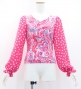 Flamenco Blouse & Skirt / Paisley / Pink / JFBS-9