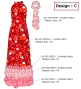 Kids Flamenco Velvet Dress with Frills/ Dot / JFDp-11