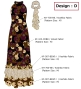 Kids Flamenco Velvet Dress with Frills/ Dot / JFDp-11