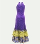 Flamenco Velvet Dress with Frills / Dot / JFD-12