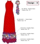 Kids Flamenco Velvet Dress with Frills/ Dot / JFDp-12