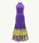 Flamenco Velvet Dress with Frills / Dot / JFD-12