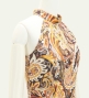 Flamenco Flare Velvet Dress with Frills / Paisley / JFD-9