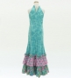 Kids Flamenco Velvet Dress with Frills/ Rose / JFDp-13