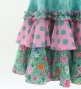 Kids Flamenco Velvet Dress with Frills/ Rose / JFDp-13