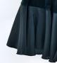 Kids Flamenco Flare Velvet Dress with Frills / Black / JFDp-1