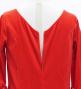 Kids Flamenco Flare Velvet Dress with Frills / Dark Red2 / JFDp-2
