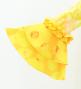Kids Flamenco Flare Velvet Dress with Frills / Flower / yellow / JFDp-5