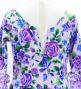 Kids Flamenco Flare Velvet Dress with Frills / Rose / Lavender / JFDp-6