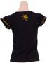 Flamenco T-shirt / Frilled Sleeve with Rose embroidery / GKD8gb