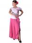 Flamenco T-shirt / Frilled Sleeve with Rose embroidery / GKD8piw