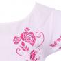Flamenco T-shirt / Frilled Sleeve with Rose embroidery / GKD8piw
