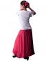 Flamenco T-shirt / Frilled Sleeve with Rose embroidery / GKD8sw