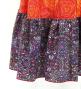 Flamenco Wrap Skirt with Frills / Roses & Arabesque / Red / FMS-14